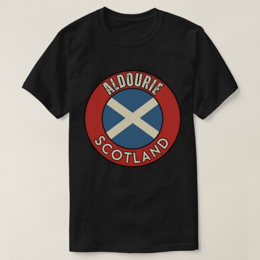 アルドゥリー、スコットランド Tシャツ (デザイン正面)
