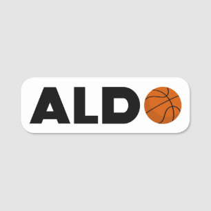 アルドバスケットボール 名札