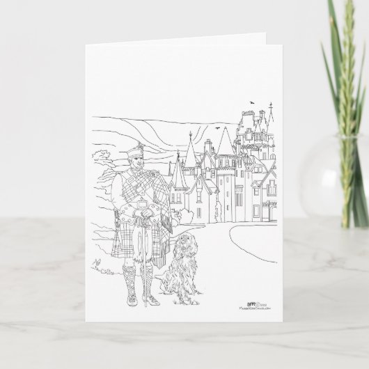 アルドベリキーハウスハイランダーゴードンセッター カード (正面)