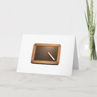 アルドワーズヴィンテージスクール石板チョークグリーティングC カード