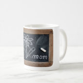 アルドワーズ10花母ホワイトマグカップ コーヒーマグカップ (正面右)