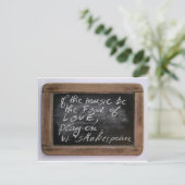 アルドワーズ - ウィリアム・シェイクスピアの名言 - ポストカード (スタンド正面)