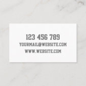 アルド整備士名刺 名刺 (裏面)