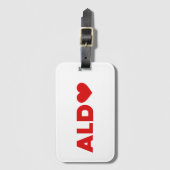 アルド・ラブ ラゲッジタグ (正面縦)
