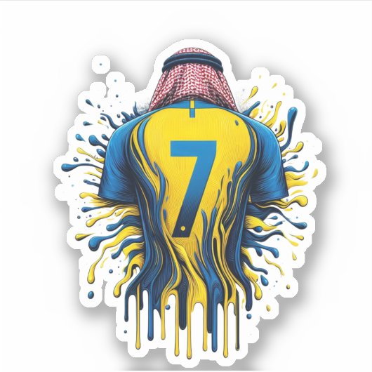 アルナスルサッカー シール (正面)