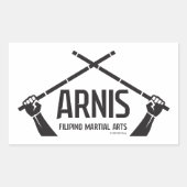 アルニス戦 長方形シール (正面)