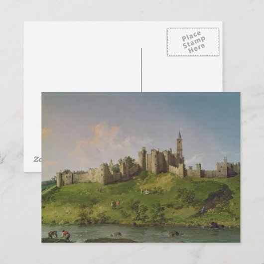 アルニック城 ポストカード (正面/裏面)
