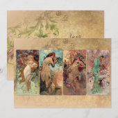 アルヌボ様式の四季 (正面/裏面)