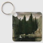 アルノルト・ボックリンの「死の島」 象徴主義芸術 キーホルダー (正面)