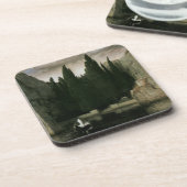 アルノルト・ボックリンの「死の島」 象徴主義芸術 コースター (左側)