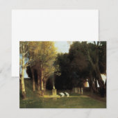 アルノルド・ベックリンによる『聖なる森』、ヴィンテージ・アート (正面/裏面)