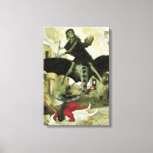 アルノルド・ベックリンの『ペスト』、ヴィンテージ・シンボリズム キャンバスプリント (正面)