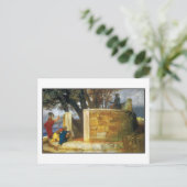 アルノルド・ボックリンの「ヘラクレスの聖域」 ポストカード (スタンド正面)