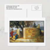 アルノルド・ボックリンの「ヘラクレスの聖域」 ポストカード (正面/裏面)