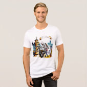 アルノーハロウィーンアートの騎士 トライブレンドTシャツ (正面全面)