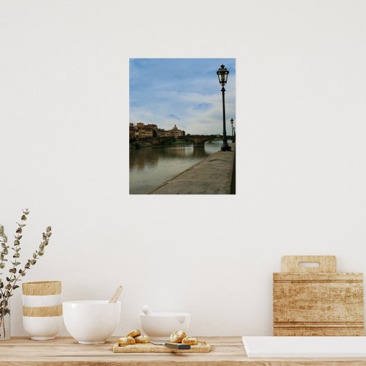 アルノ川沿いに ポスター (キッチン)