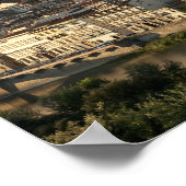 アルノ川、ドゥオモ、ポンテとのフローレンスの眺め ポスター (角)