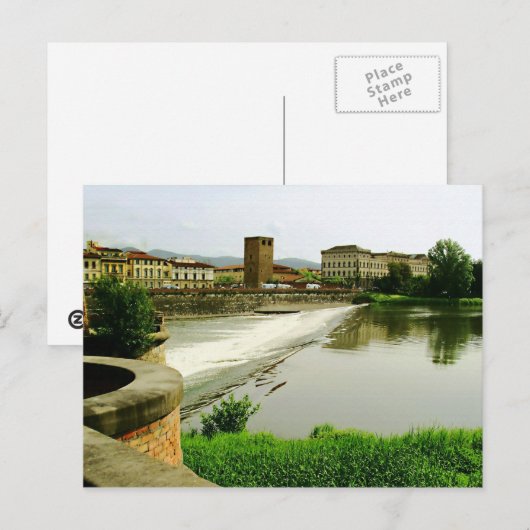 アルノ川 ポストカード (正面/裏面)