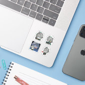 アルハイタム 原神 4枚ステッカーシート シール (ノートパソコンとiPhone)