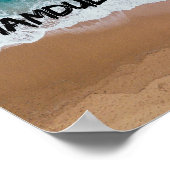 アルハムダリアビーチホームポスター ポスター (角)