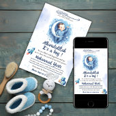 アルハムデュッラーそれはボーイブルームスリムベビー誕生だ 招待状