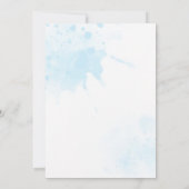 アルハムドゥッリラブルームスリム男の赤ちゃんクロス誕生 招待状 (裏面)