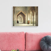 アルハンブラのコート室グラナダ， 1853 (点灯 キャンバスプリント (インサイチュ (リビング))