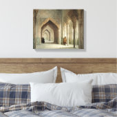 アルハンブラのコート室グラナダ， 1853 (点灯 キャンバスプリント (インサイチュ (寝室))