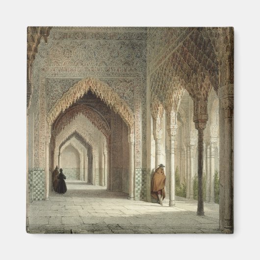 アルハンブラのコート室グラナダ， 1853 (点灯 マグネット (正面)