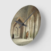 アルハンブラのコート室グラナダ， 1853 (点灯 ラウンド壁時計 (傾斜)