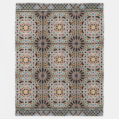 アルハンブラのタイル フリースブランケット (正面)