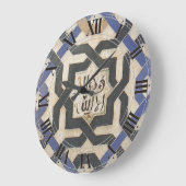 アルハンブラのタイル#10 ラージ壁時計 (傾斜)