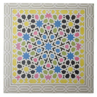 アルハンブラのモザイクデザイン、「アラビア語」 タイル