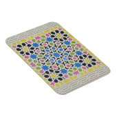 アルハンブラのモザイクデザイン、「アラビア語」 マグネット (右側)