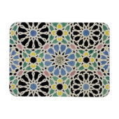 アルハンブラのモザイク舗装、「アラビア語」から マグネット (横)