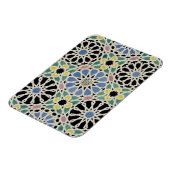 アルハンブラのモザイク舗装、「アラビア語」から マグネット (左側)