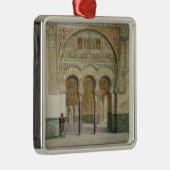 アルハンブラのライオンの裁判所のギャラリー、 メタルオーナメント (右)