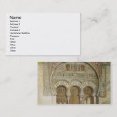 アルハンブラのライオンの裁判所のギャラリー、 名刺 (正面/裏面)