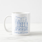 アルハンブラのライオンズコート1 コーヒーマグカップ (左)