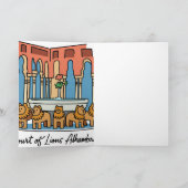 アルハンブラのライオンズコート3 カード (内部)