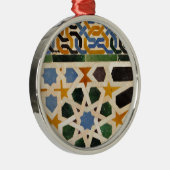 アルハンブラの壁のタイル#3 メタルオーナメント (右)