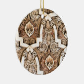 アルハンブラの壁のタイル#7 セラミックオーナメント (右)