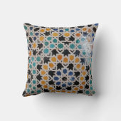 アルハンブラの壁のタイル#9 クッション (裏面)