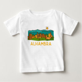 アルハンブラの夕日 2 ベビーTシャツ