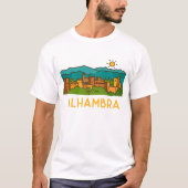 アルハンブラの夕日 2 Tシャツ (正面)