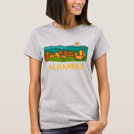 アルハンブラの夕日 2 Tシャツ (正面)
