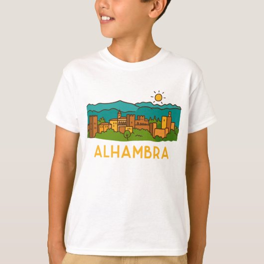 アルハンブラの夕日 2 Tシャツ (正面)
