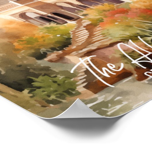 アルハンブラグラナダスペイン有名な旅行の場所 ポスター (角)