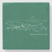 アルハンブラサンセット ストーンコースター (正面)