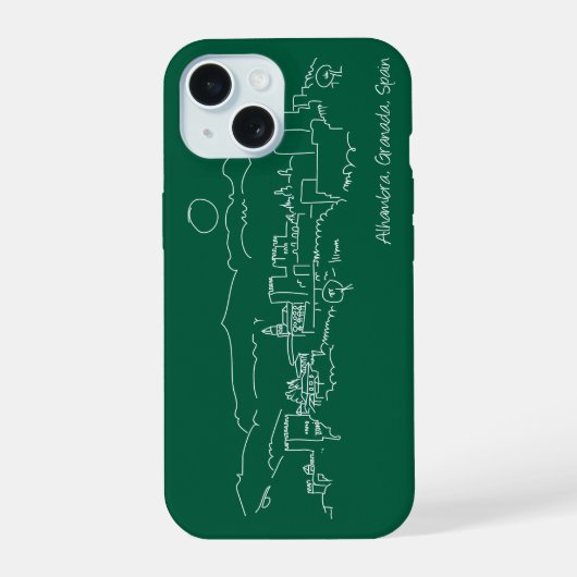 アルハンブラサンセット iPhone 15ケース (裏面)